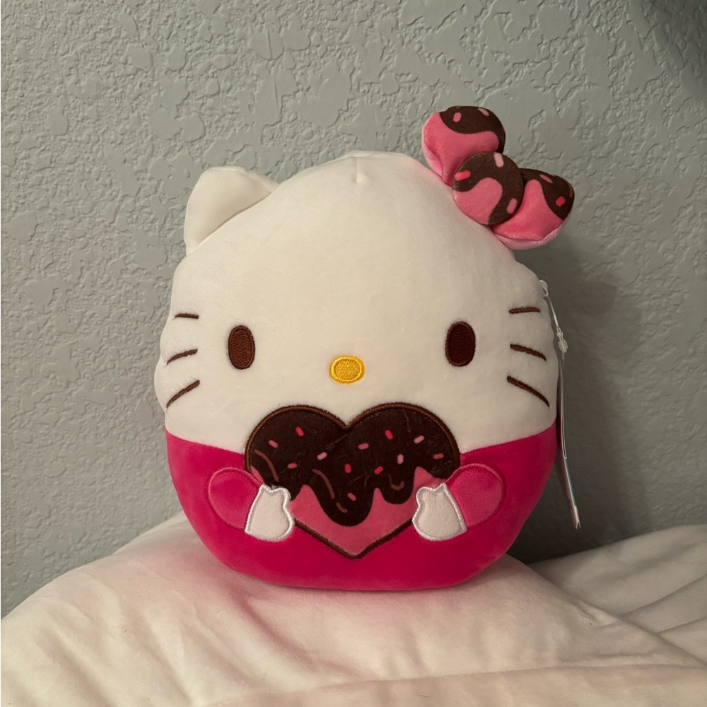 Hello Kitty Plush with Heart and Bow